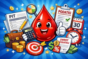 Zaświadczenia do Urzędu Skarbowego dla Krwiodawców